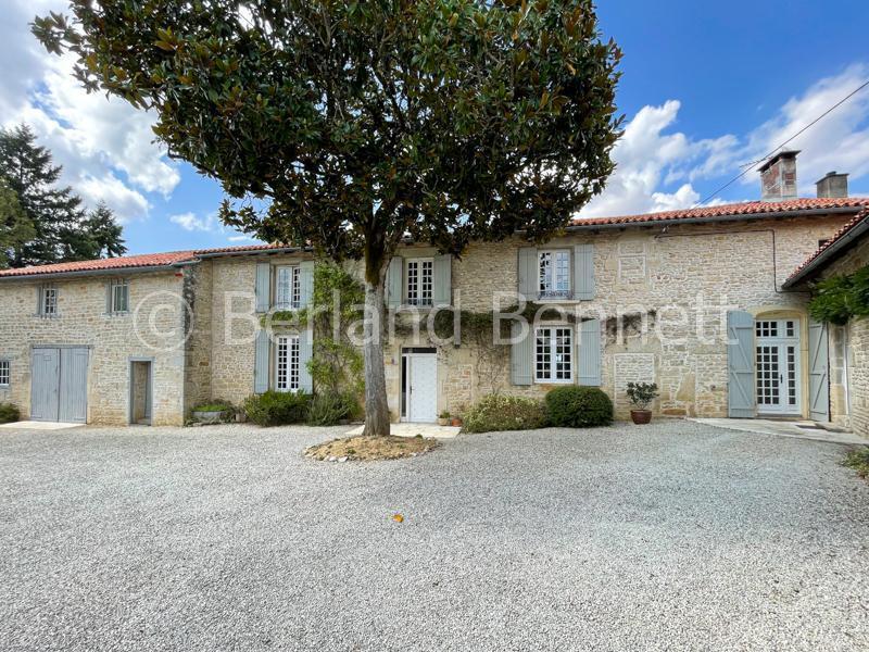 Fabulous stone house with gite, swimming pool and lovely gardens