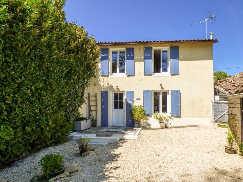 Renovated stone house with a large garden