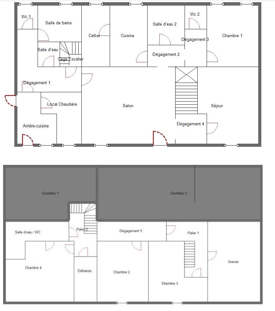 Grande maison en pierre avec terrain 1 hectare 3